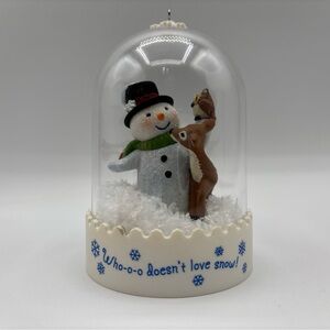 Hallmark Keepsake 2012 Who-o-o Doesn't Love Snow Christmas Tree Ornament